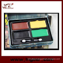 Tactical Military Camouflage Oil Painting Compact with 4 Colors